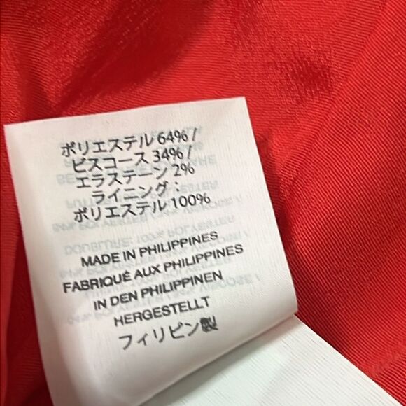 J.CREW‎ BELL SLEEVE PAPAYA CREPE DRESS SIZE 4 - Picture 7 of 11